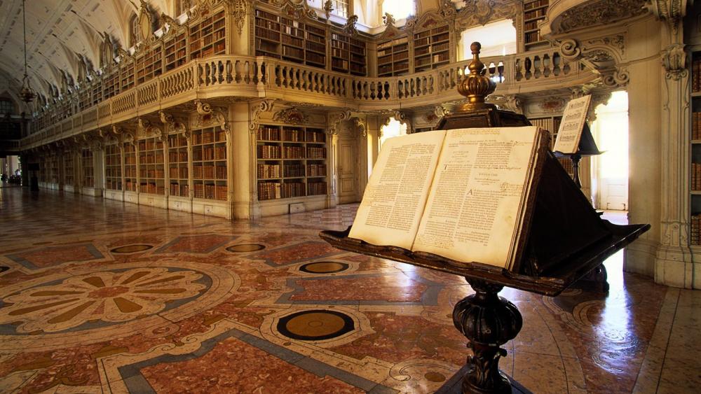 Palace of Mafra Library - Portugal wallpaper