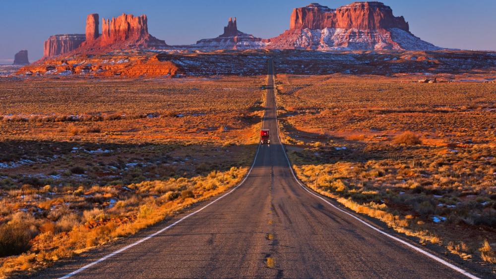 Road to Monument Valley wallpaper