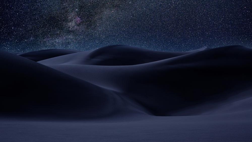 Desert dunes under the Milky Way ✨ wallpaper