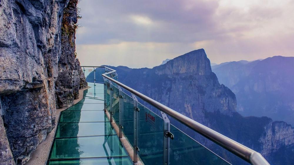 Coiling Dragon Cliff Skywalk Tianmen Mountain National Park