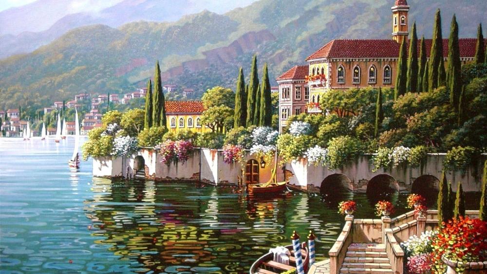 Varenna - Lake Como, Italy wallpaper