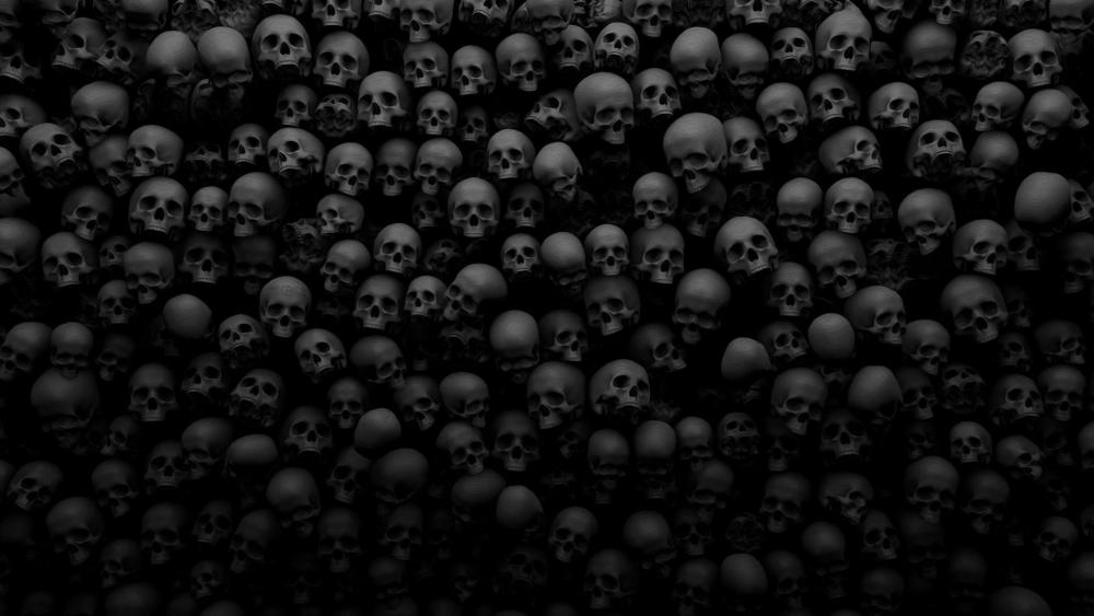 Skull art wallpaper