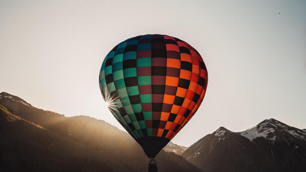 Hot air balloon wallpaper
