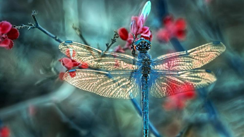 Dragonfly - Macro photography wallpaper