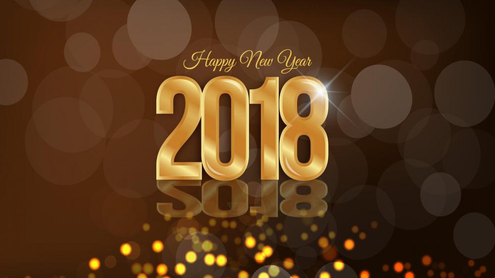 Happy New Year 2018 wallpaper