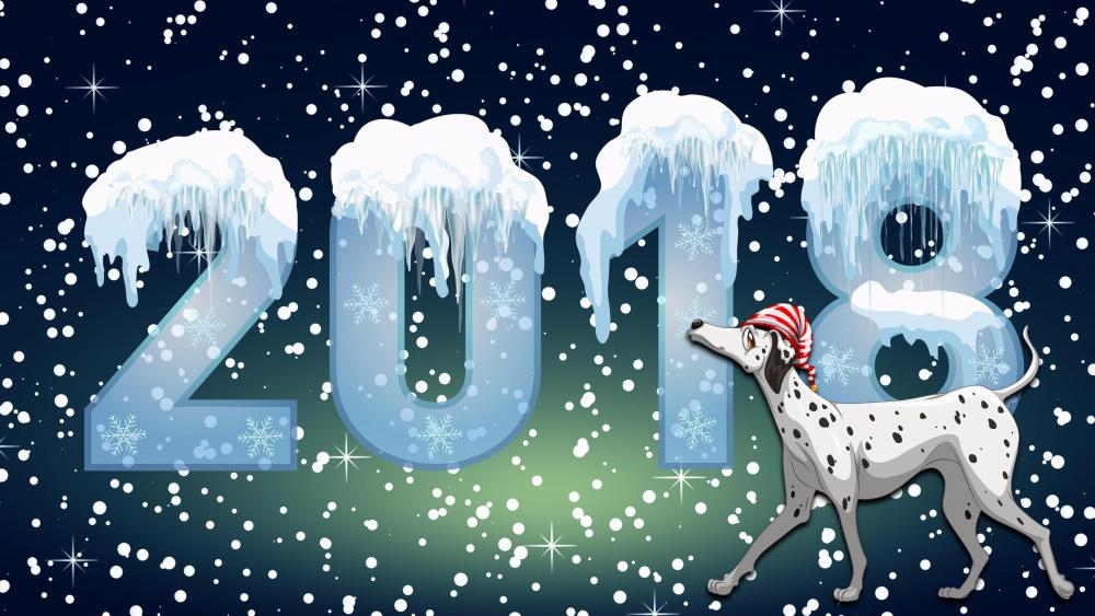 2018 the Year of the Dog wallpaper
