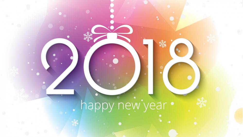 Happy New Year! 2018 wallpaper