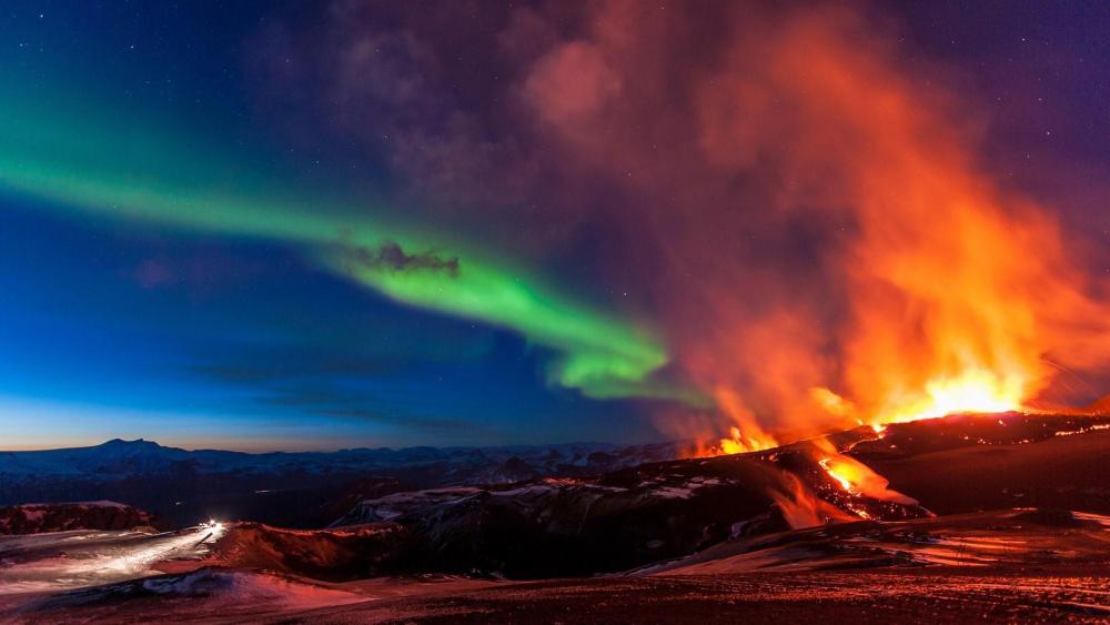 Eyjafjallajokull (Iceland) wallpaper