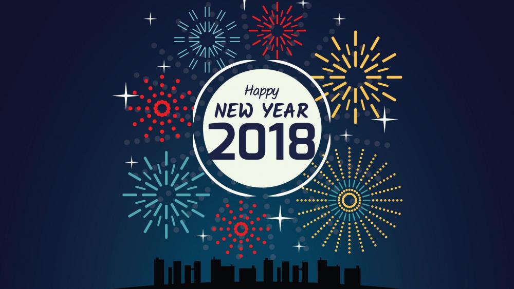 New Year 2018 wallpaper