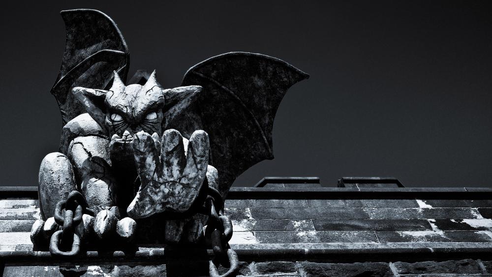 Eastern State Penitentiary Gargoyle wallpaper