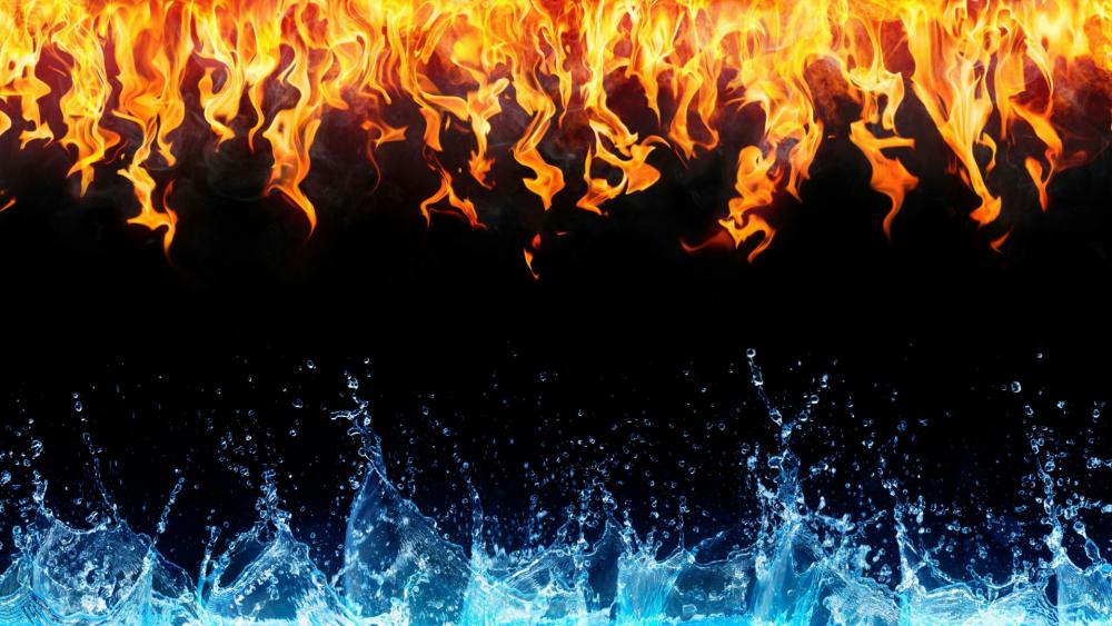 Water & Fire   wallpaper