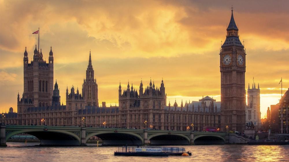 Palace of Westminster and Big Ben (London) wallpaper