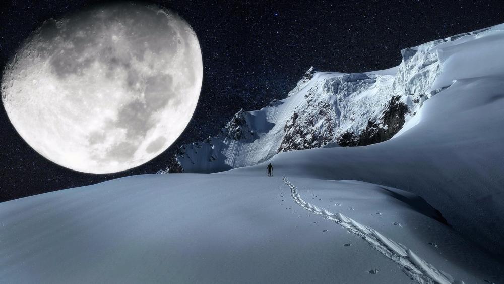 Moonlight imagination wallpaper