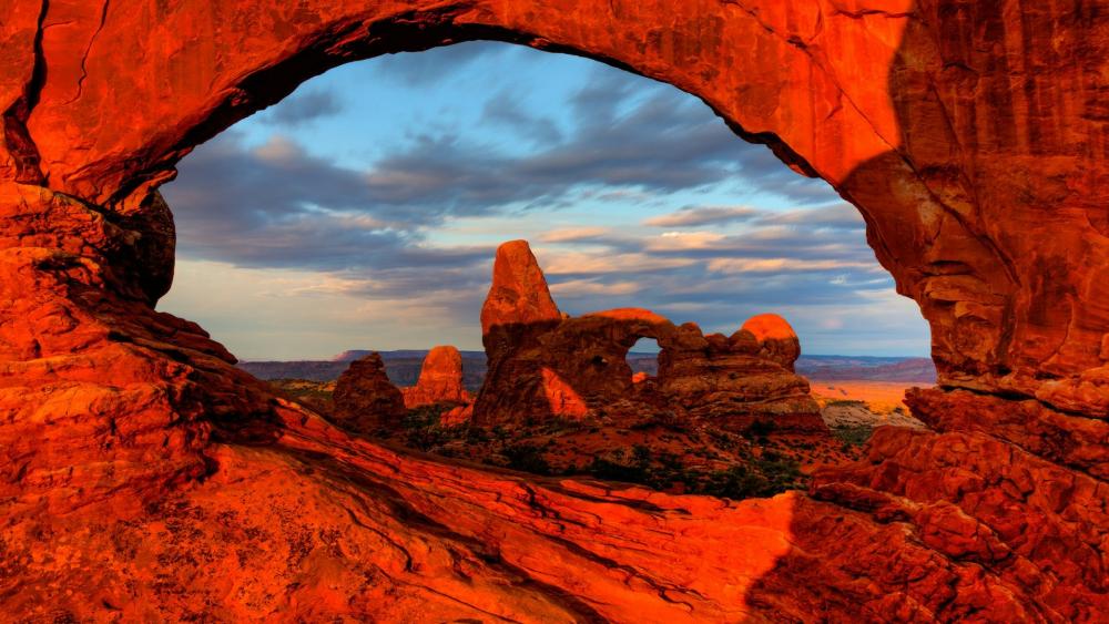 Arches National Park, Turret Arch wallpaper