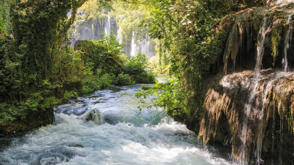 Düden Waterfalls (Turkey) wallpaper