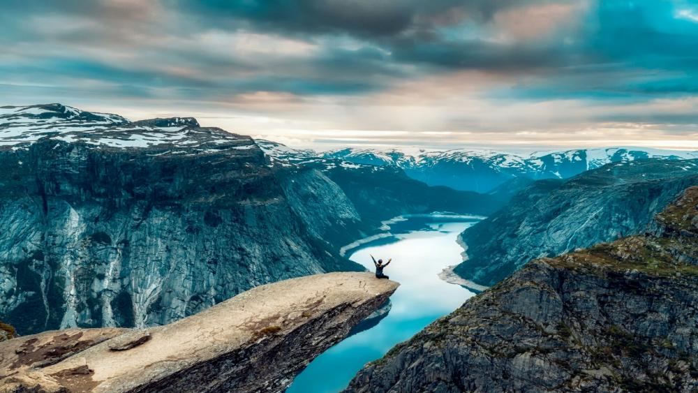 Hardangerfjord in Norway wallpaper