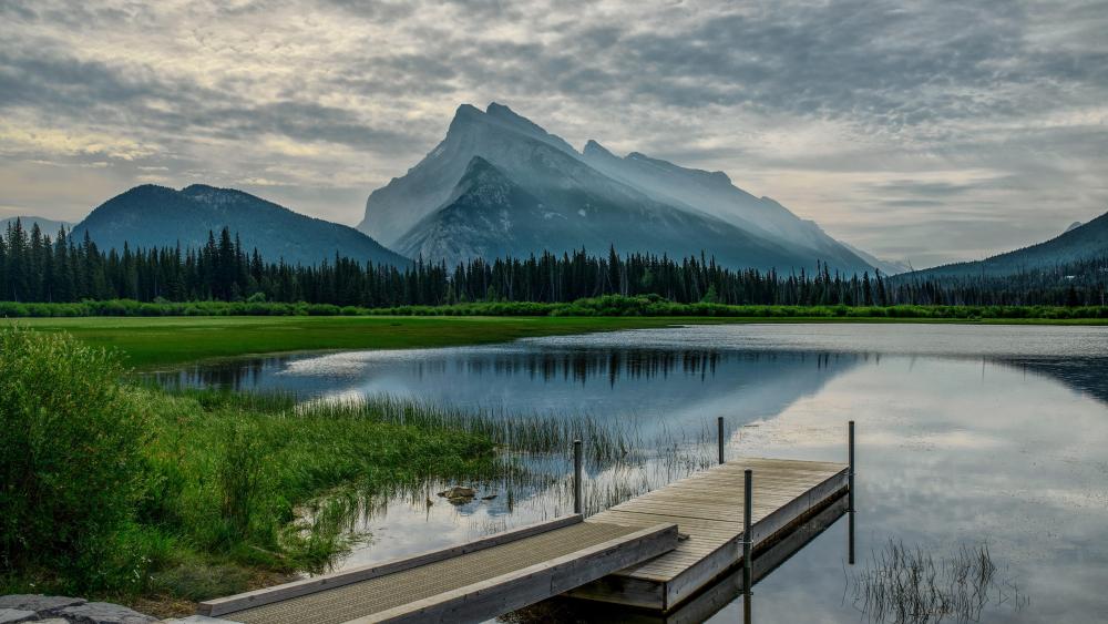 Mount Norquay from Vermilion Lakes (Banff National Park, Canada) wallpaper