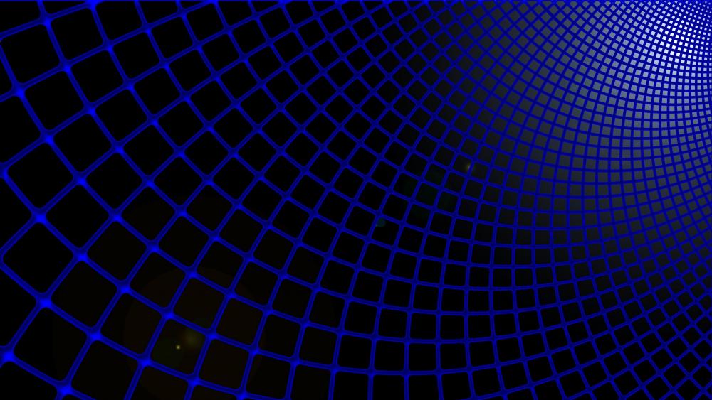 3D Blue mesh wallpaper