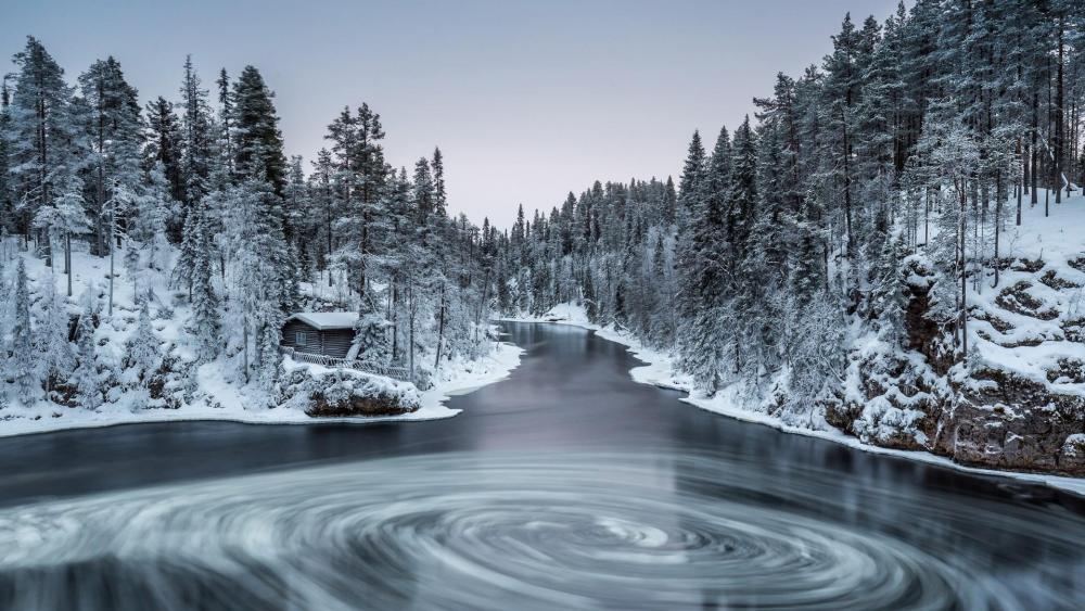 Finland winter wallpaper