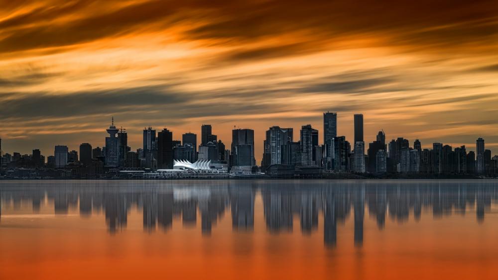 Vancouver skyline wallpaper