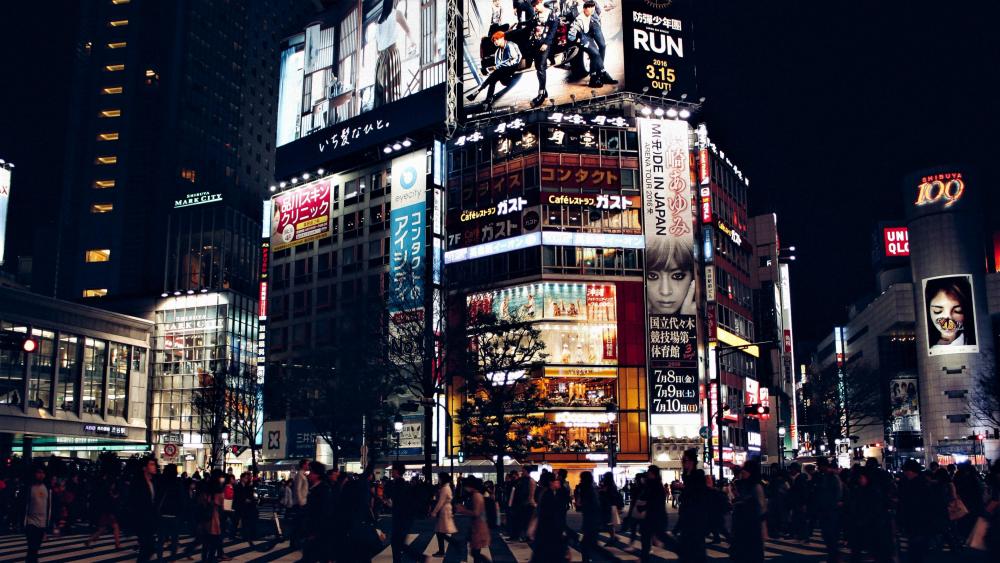 东京街头 (Tokyo street) wallpaper