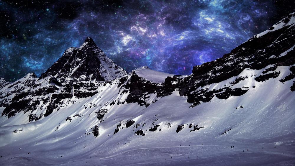 Klein Matterhorn wallpaper