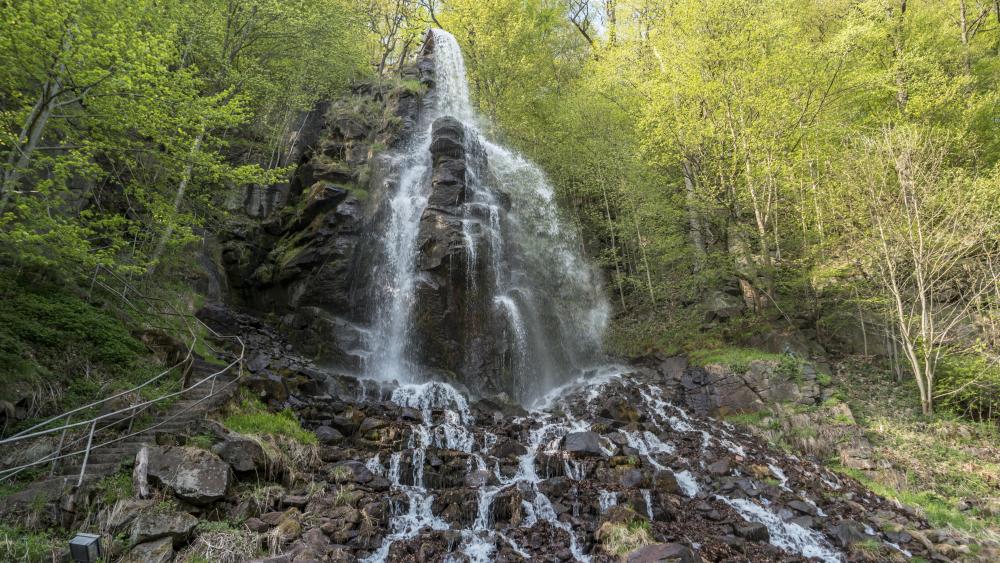 Trusetaler Waterfall wallpaper