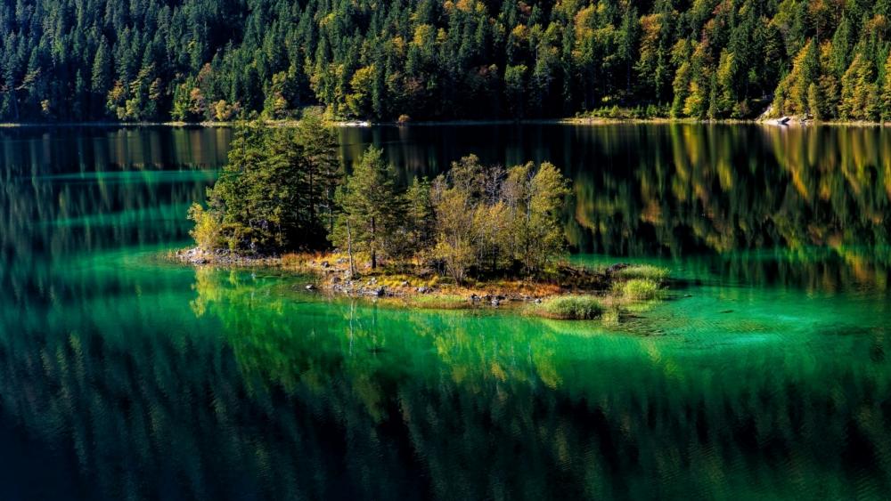 Eibsee (Bavaria, Germany) wallpaper
