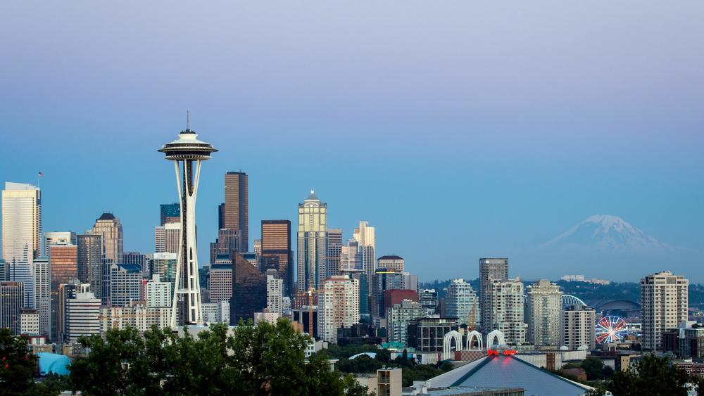 Seattle skyline wallpaper