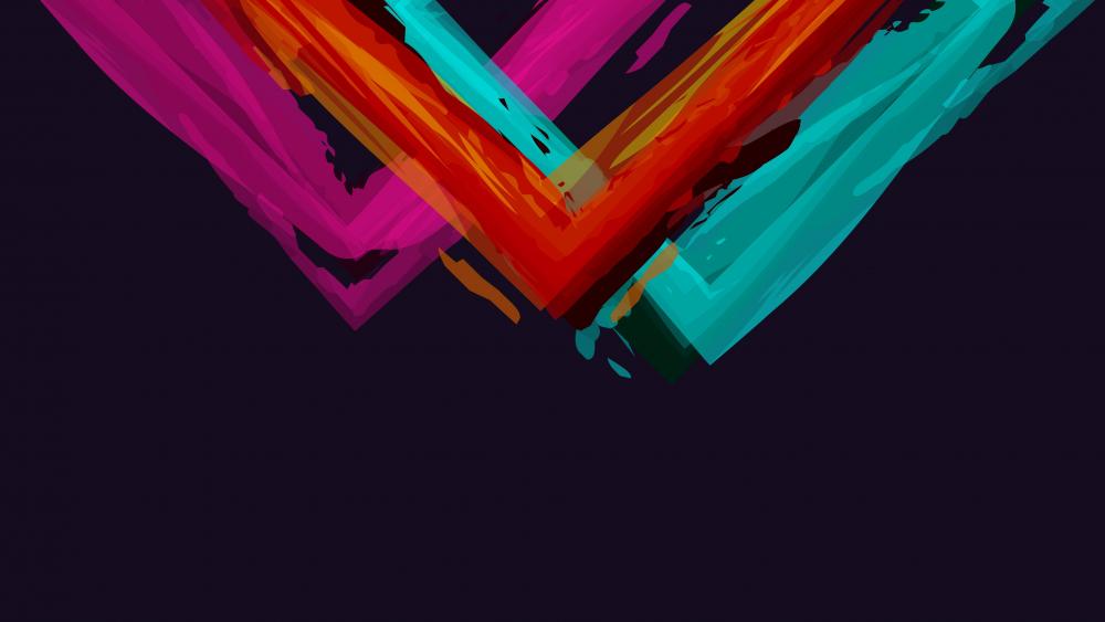 Minimalistic abstract colour background wallpaper