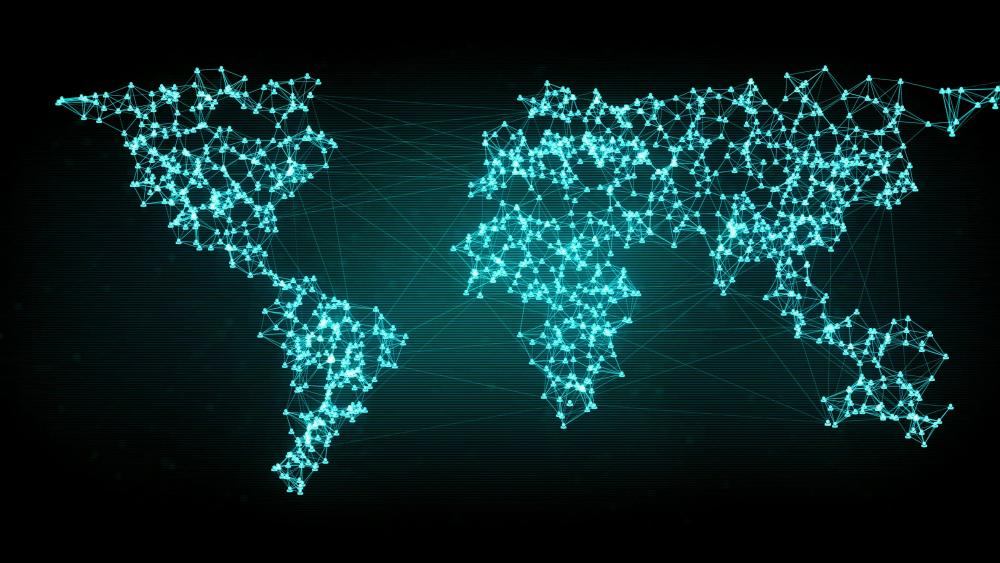 World wide connections wallpaper