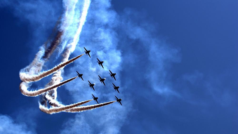 Red Arrows, The Royal Air Force Aerobatic Team wallpaper