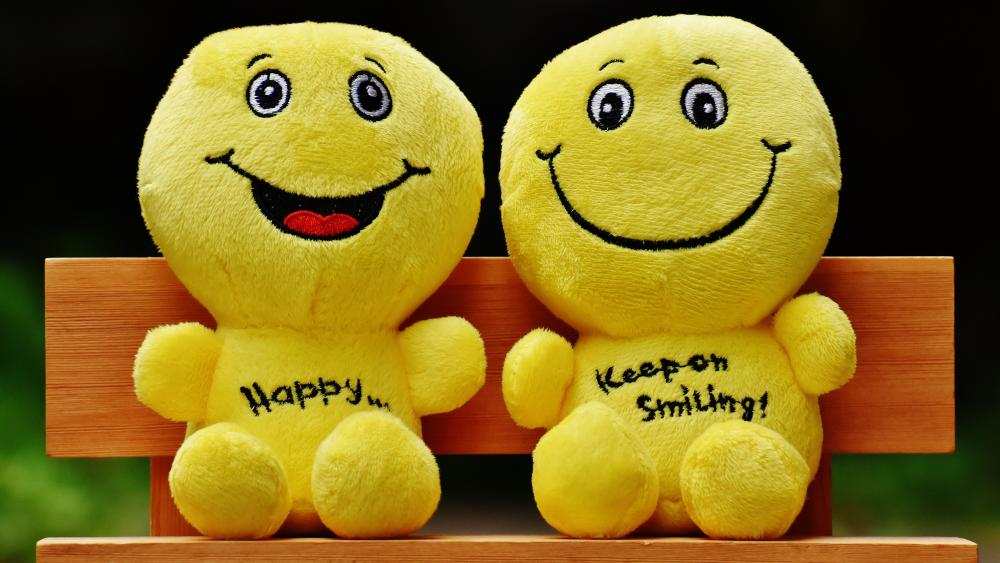 Happy buddies wallpaper