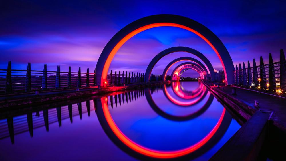 Falkirk Wheel (Scotland) wallpaper
