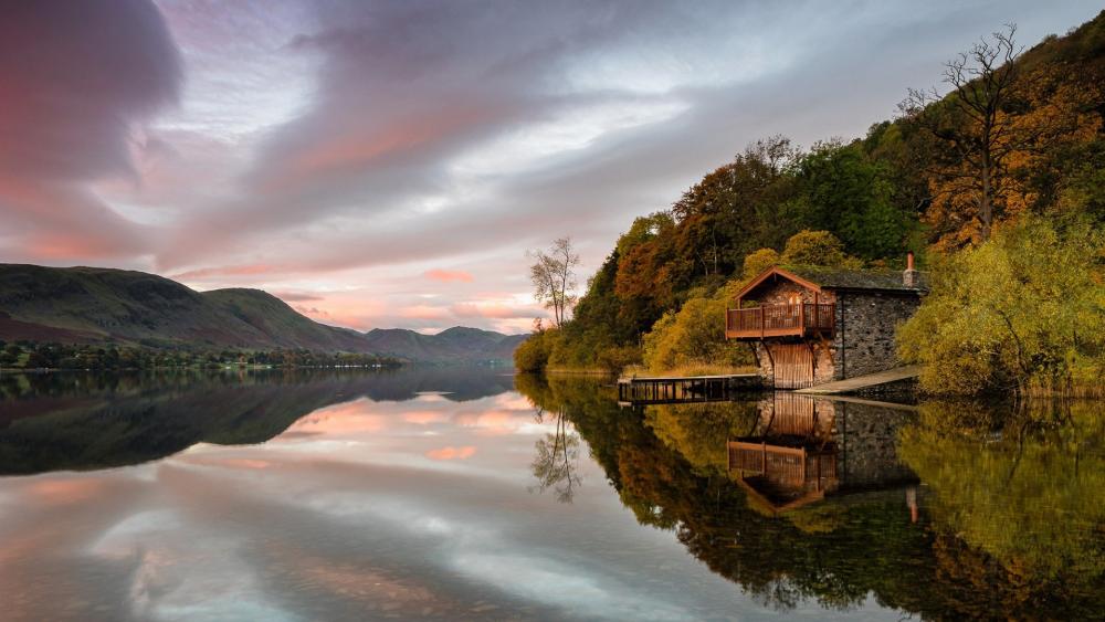 Duke of Portland Boathouse, Ullswater wallpaper