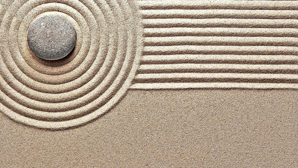 Zen circles wallpaper