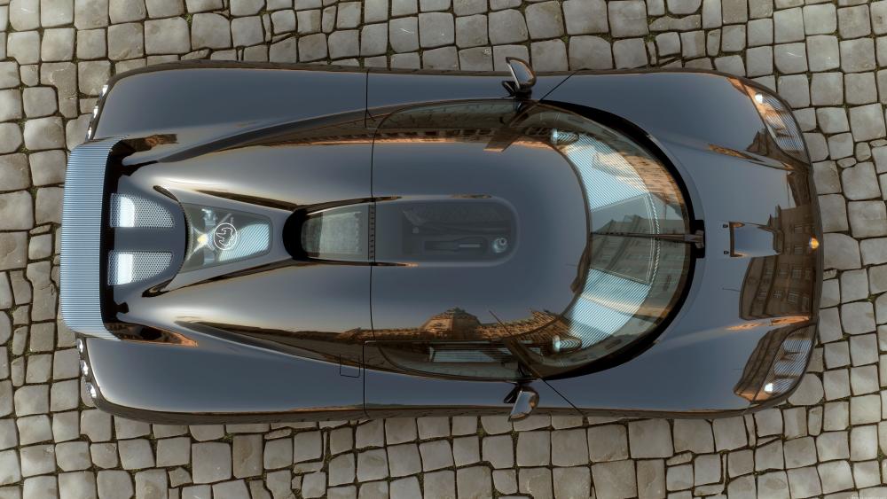 Koenigsegg CCX from above wallpaper