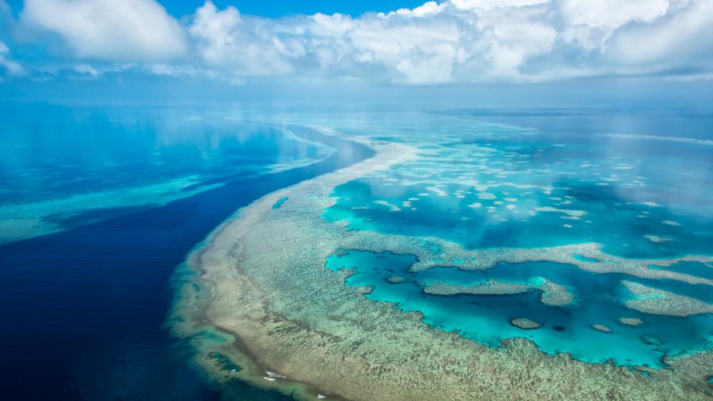 Atoll - Aerial view wallpaper