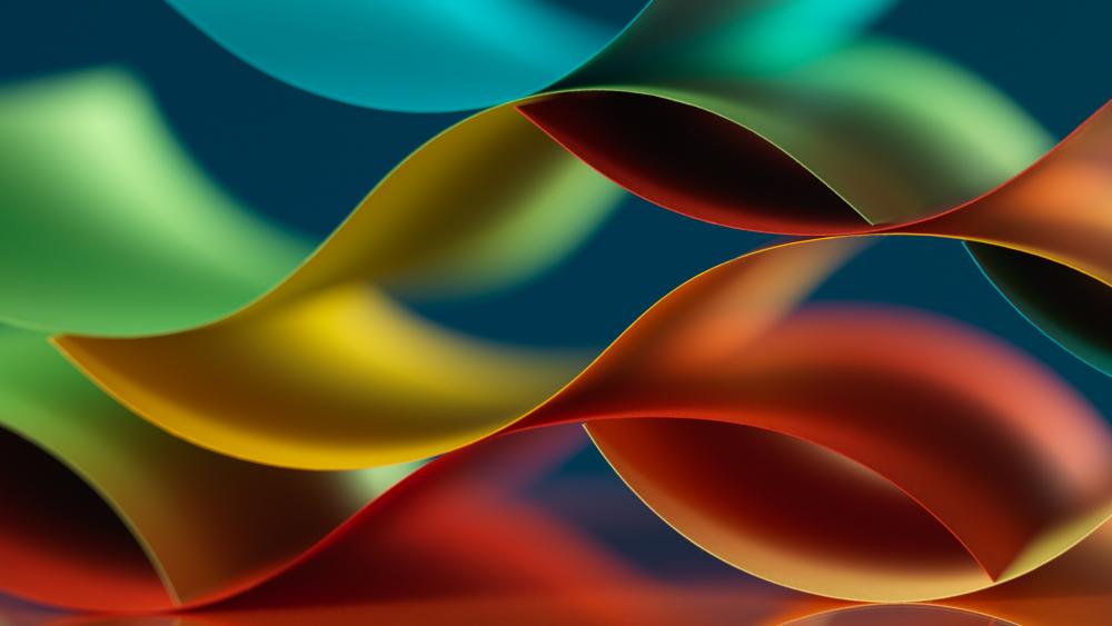 Colorful paper sheets wallpaper