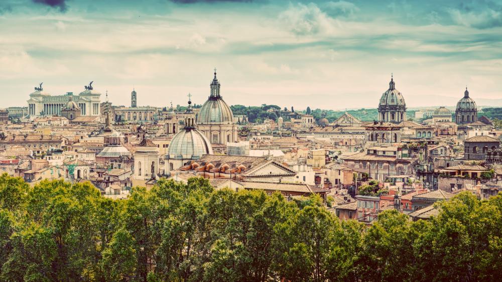 Rome skyline wallpaper