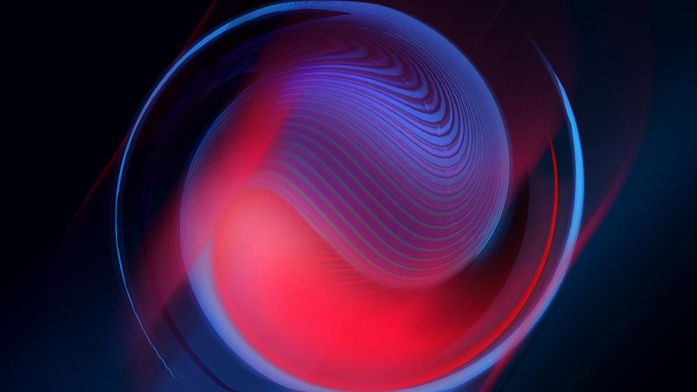 Abstract sphere wallpaper