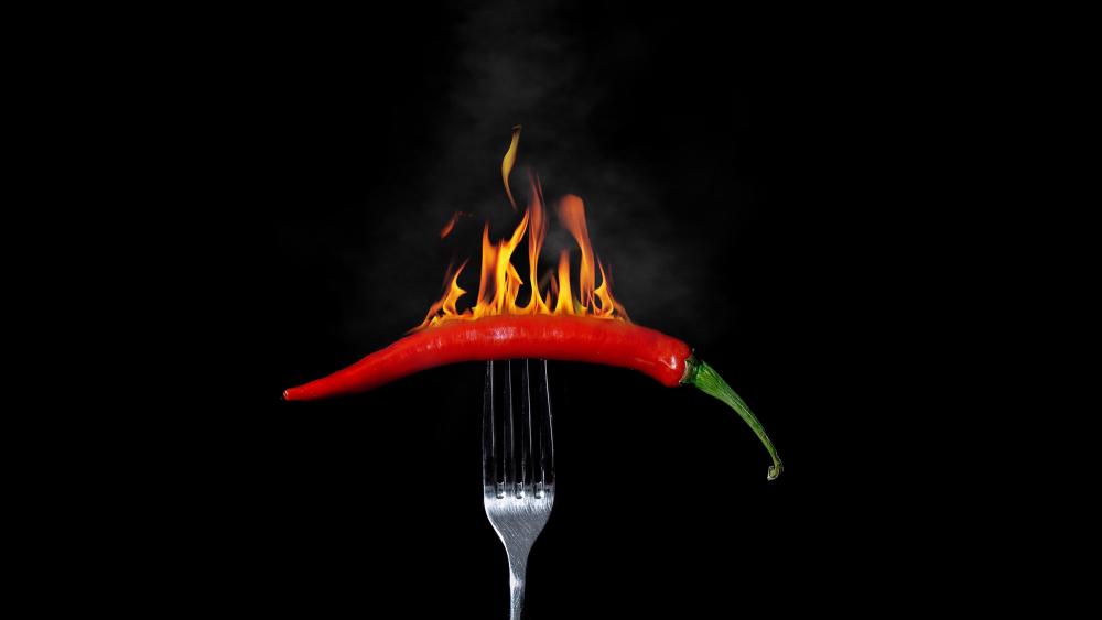 Hot chili pepper wallpaper