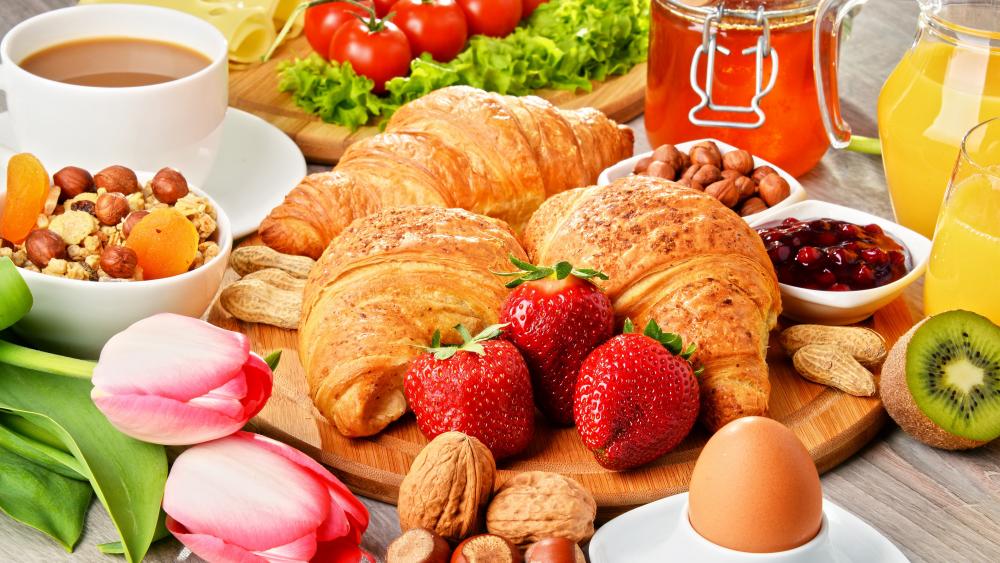 Full breakfast wallpaper