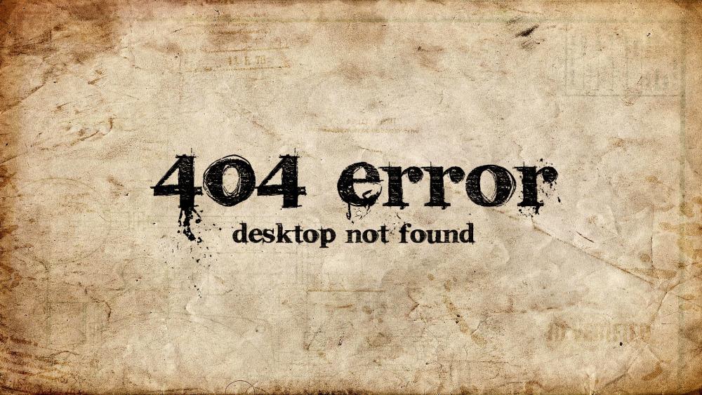 Funny 404 Error wallpaper