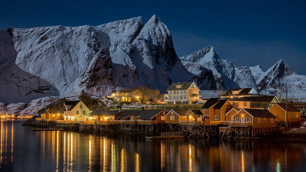 Sakrisoya (Lofoten Islands, Norway) wallpaper