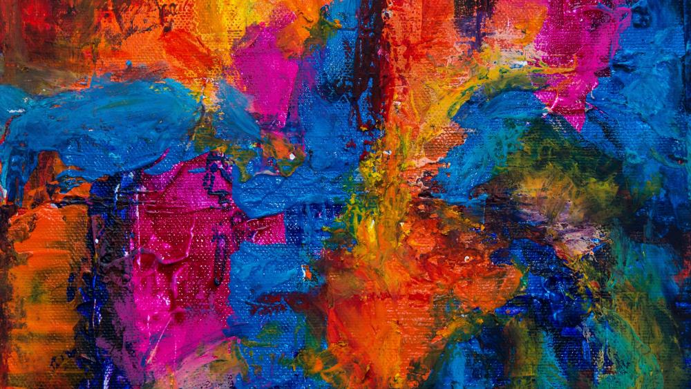 Abstract painting art wallpaper