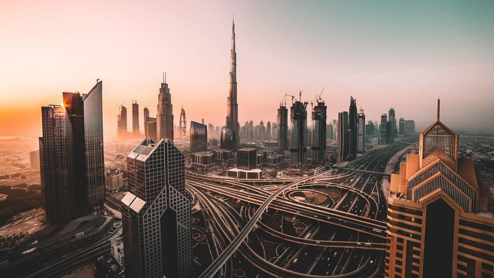 Burj Khalifa in Dubai wallpaper