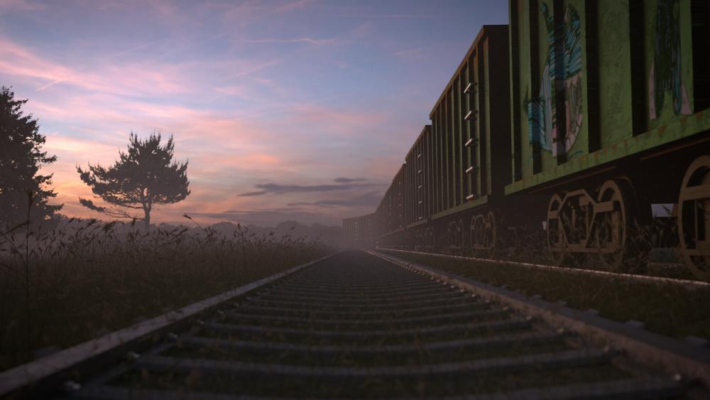 Abandoned Train wallpaper