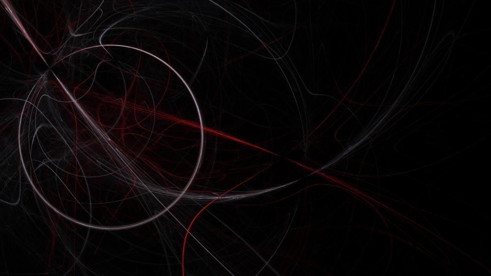 Light circle wallpaper