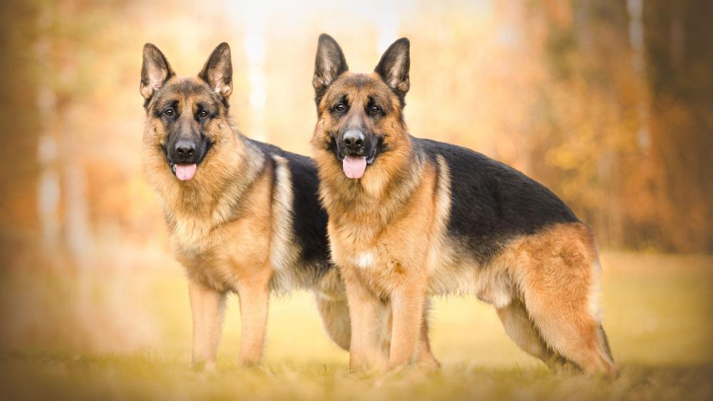German Shepherd dogs wallpaper